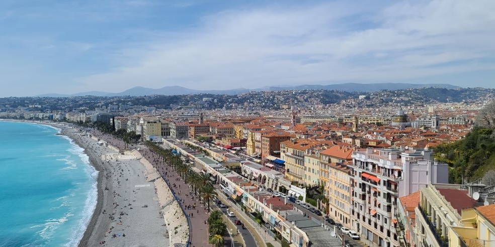 Nice France coastline. Nice Vacation. French Riviera Vacation