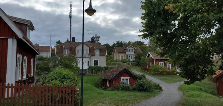 Sandhamn Harbour. Village of Sandhamn, Sweden Vacation