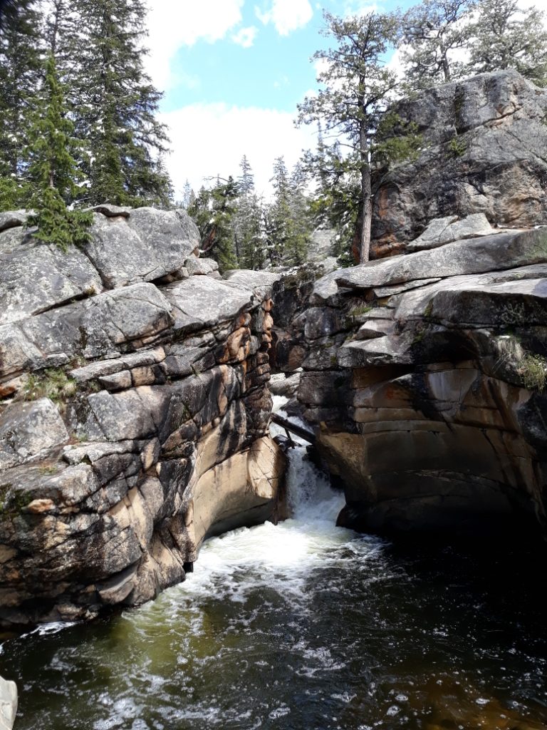 Falls along Roaring Fork River Colorado, Colorado Vacation