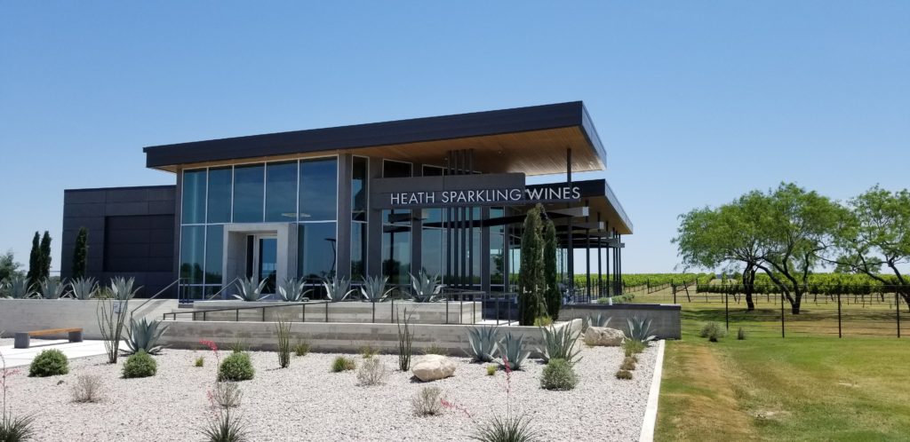 Heath Sparkling Wines, Texas Wine Country, Vineyards and Tasting rooms