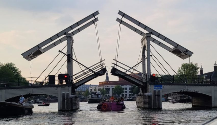 Amsterdam Boat Tour, Amsterdam Canal Bridge, Netherlands Vacation