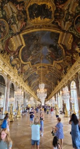 Hall of Mirrors at Versailles, Paris France, Vacation in Paris