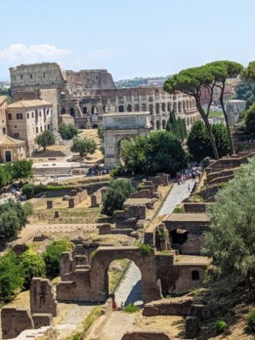Colosseum and Roman Forum from Palatine Hill, Rome Vacation