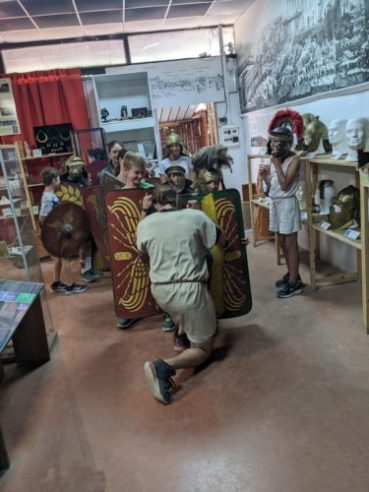 Gladiator armor, Gladiator School, Rome Vacation