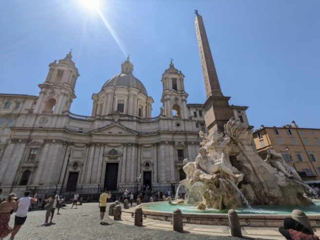 Piazza de Novano, Fountain of Four Rivers, Rome Vacation