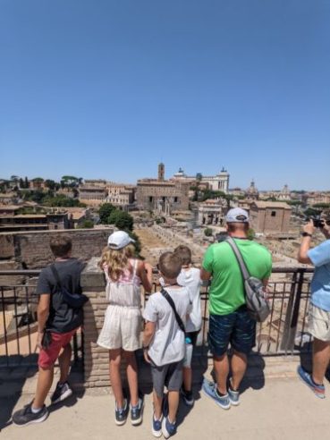 Roman Forum from Palatine Hill, Rome Vacation