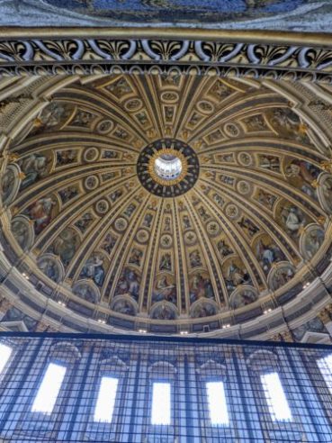 Inside St. Peter's Dome, Rome Vacation