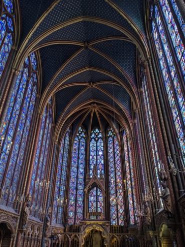 The stained glass windows at Sainte Chapelle, Sainte Chapelle Tour, Overseas Travel