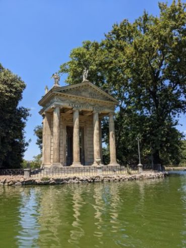 The Lagoon at Villa Borghese Gardens, Rome Vacation, Overseas Vacation