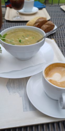 Soup and coffee, Flickorna Helin Cafe, Stockholm restaurants