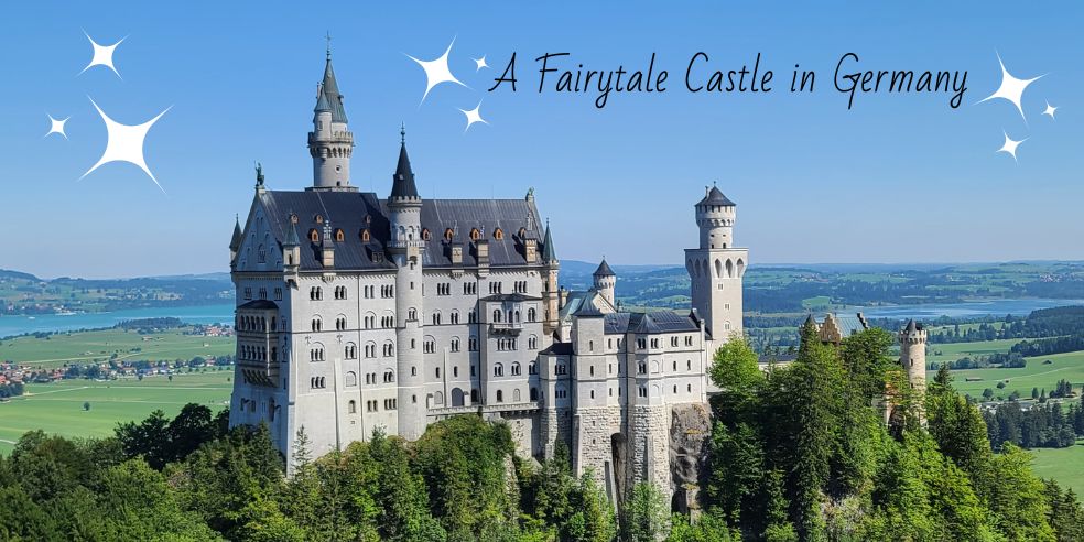 Neuschwanstein Castle in Germany, Fairytale Castle, Cinderella Castle