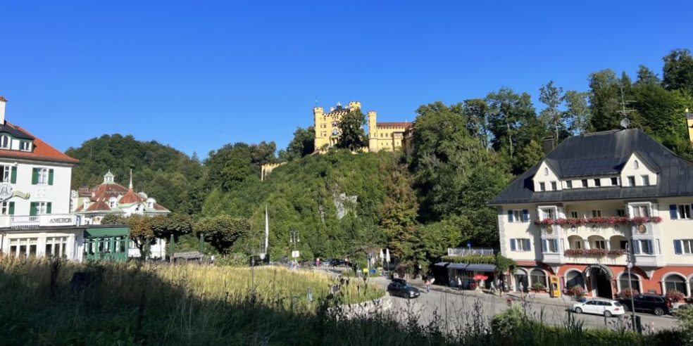 Village of Hohenschwangau, travel Germany, German castles 