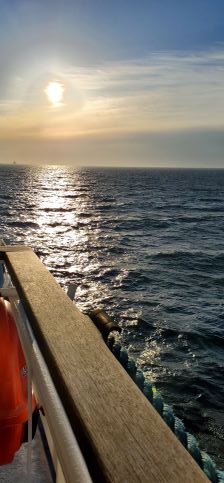 Sunset on the Cruise, Sweden Travel, Boat Cruise