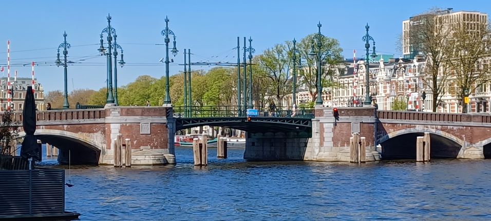 Drawbridge in Amsterdam 2, Netherland's Tulipfest