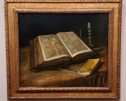 Van Gogh's work depicting his father's Bible