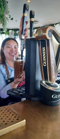 Guinness Pint in the Gravity Bar, Guinness Experience