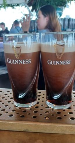 Guinness Pints at Gravity Bar, Guinness Experience
