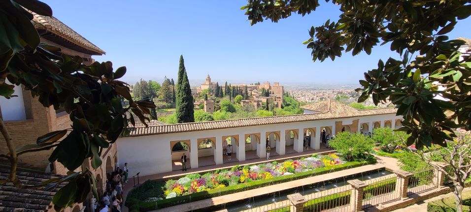 Inside the Alhambra complex, Malaga Tours