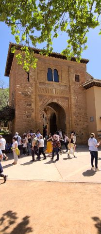 The Puerta del Vino gate, Islamic architecture, Alhambra Palace