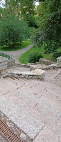 The stairs from Toompea Castle