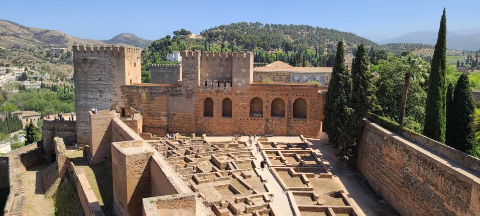 View of the Alcazaba in Alhambra, Granada, Spain