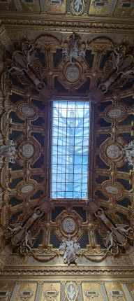 A Great Gallery ceiling, notable ceilings of the Louvre