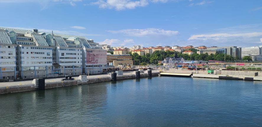 Frihamnen port in Stockholm, Stockholm Sweden