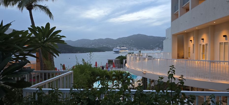 The view from the Westin Hotel on Frenchman's Reef