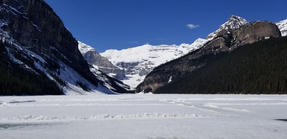 Winter at Lake Louise, Alberta Canada
