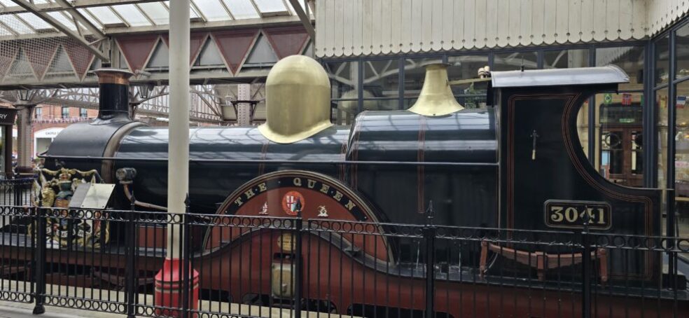 The Queen at Windsor & Eton Central railway station