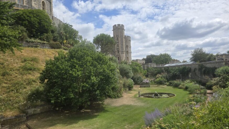 Windsor Castle - The Moat Garden