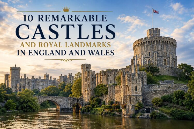 10 Remarkable Castles and Royal Landmarks in England and Wales