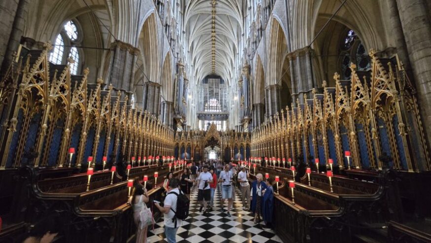 The Quire and High Alter at Westminster Abbey