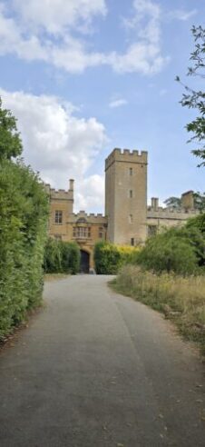 The entrance to Sudeley Castle