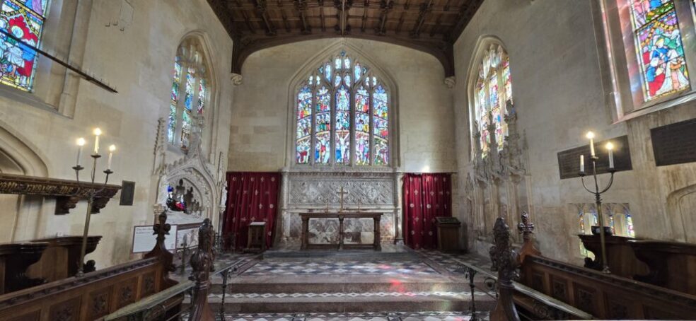 Inside St. Mary's Chapel