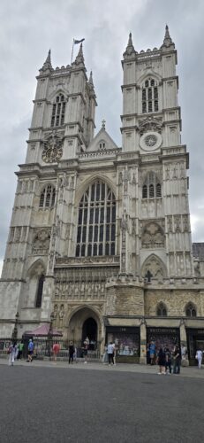 Outside Westminster Abbey