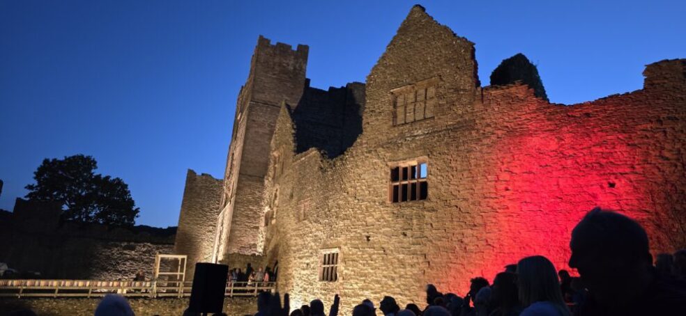 Just outside Ludlow Castle