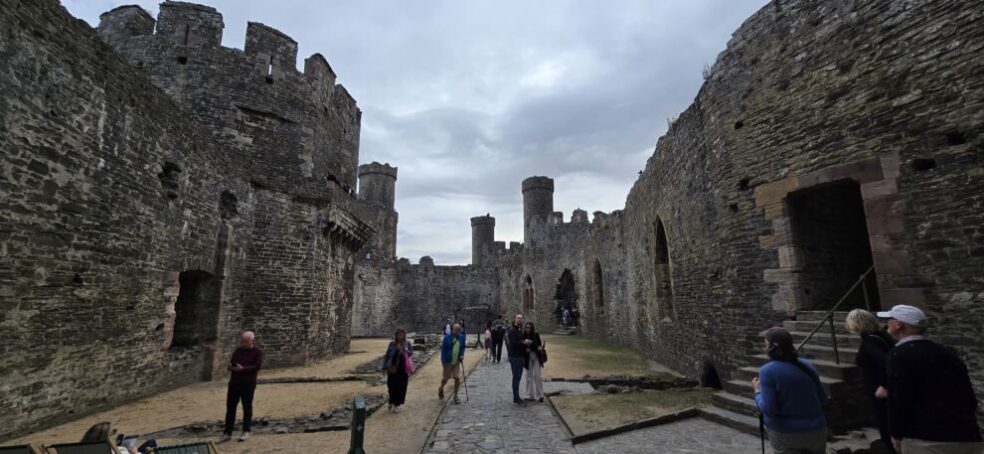 Conwy Castle courtyard