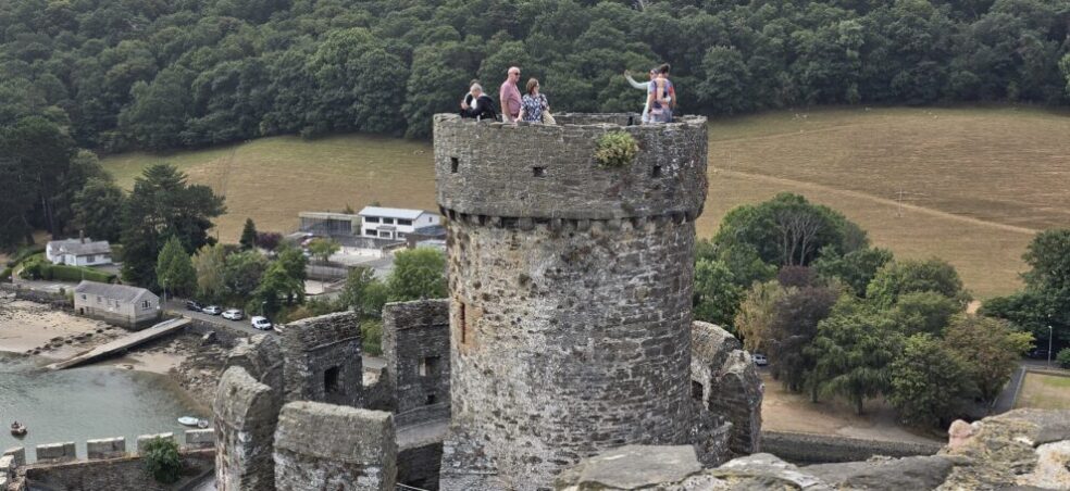 A Conwy Castle tower